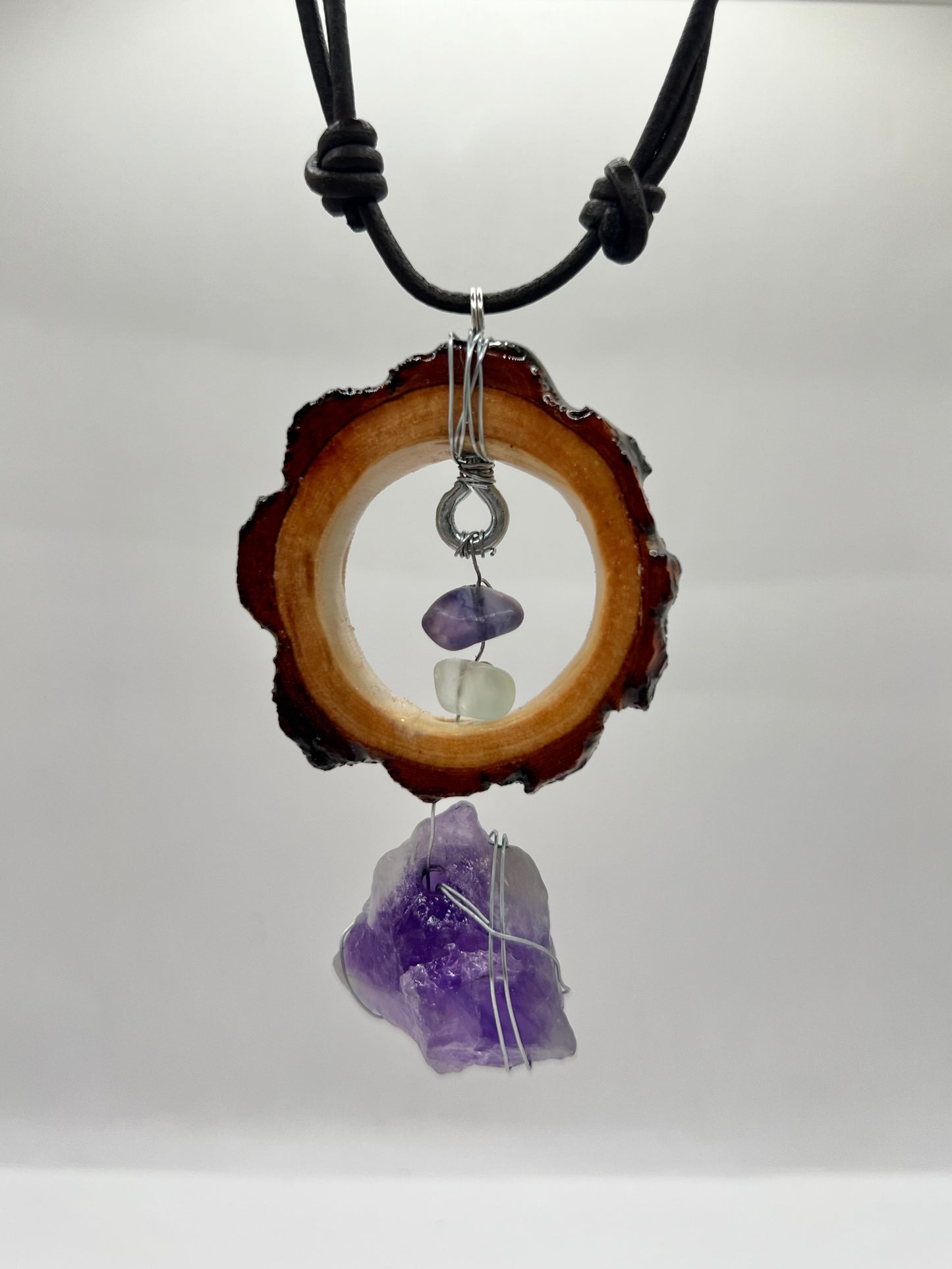 Super Moon Amethyst Pendant (Resin)