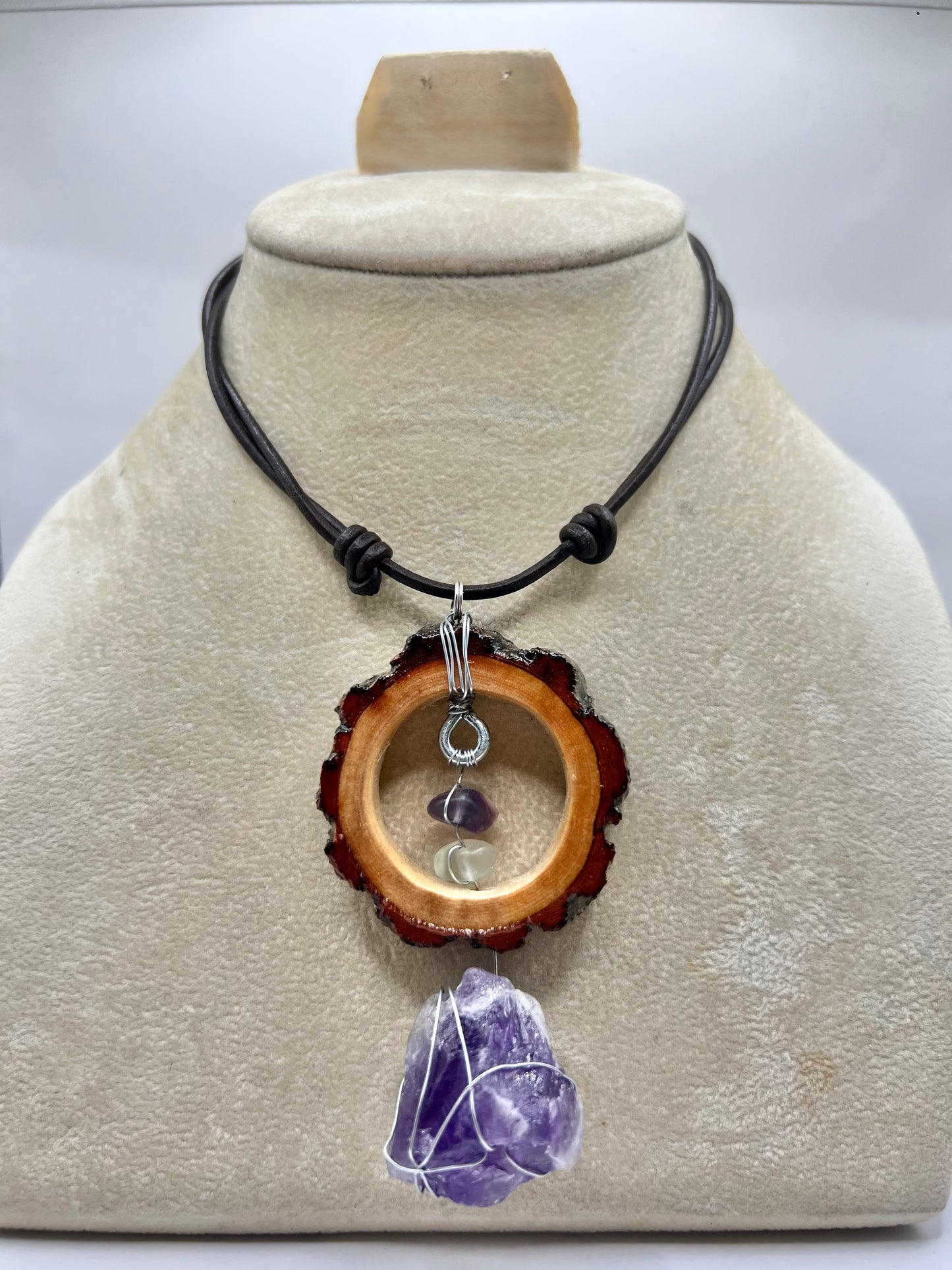 Super Moon Amethyst Pendant (Resin)