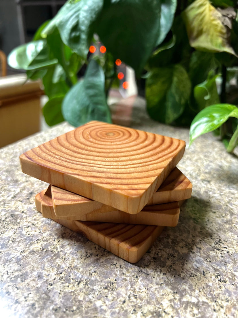 Handmade Douglas Fir Coasters