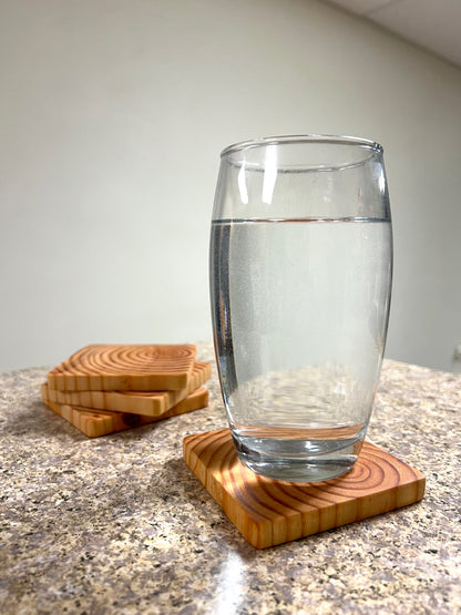 Handmade Douglas Fir Coasters